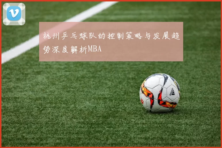 杭州乒乓球队的控制策略与发展趋势深度解析MBA